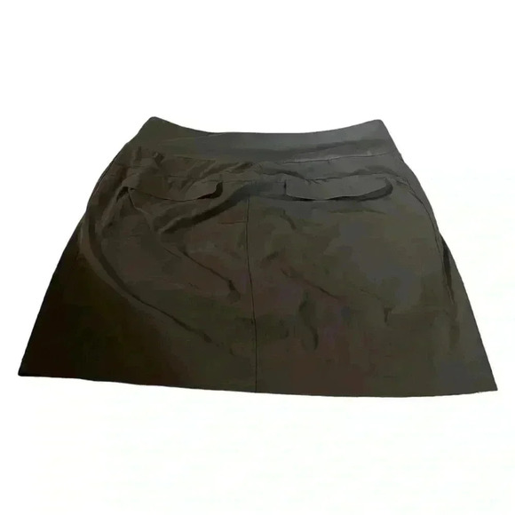 Athleta Soho Brown / Gray Skort with Skirt and Shorts Size 8 with zipper… - Picture 6 of 6